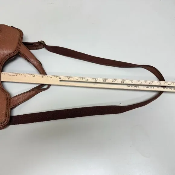 Fossil Erin Foldover Tote Shoulder Crossbody Bag Satchel Hobo Leather - Picture 14 of 16